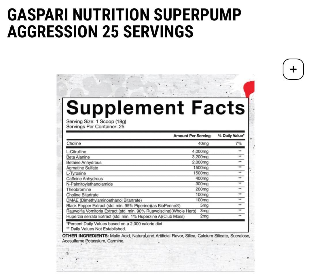SUPERPUMP AGGRESSION